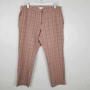 J Jill plaid trousers